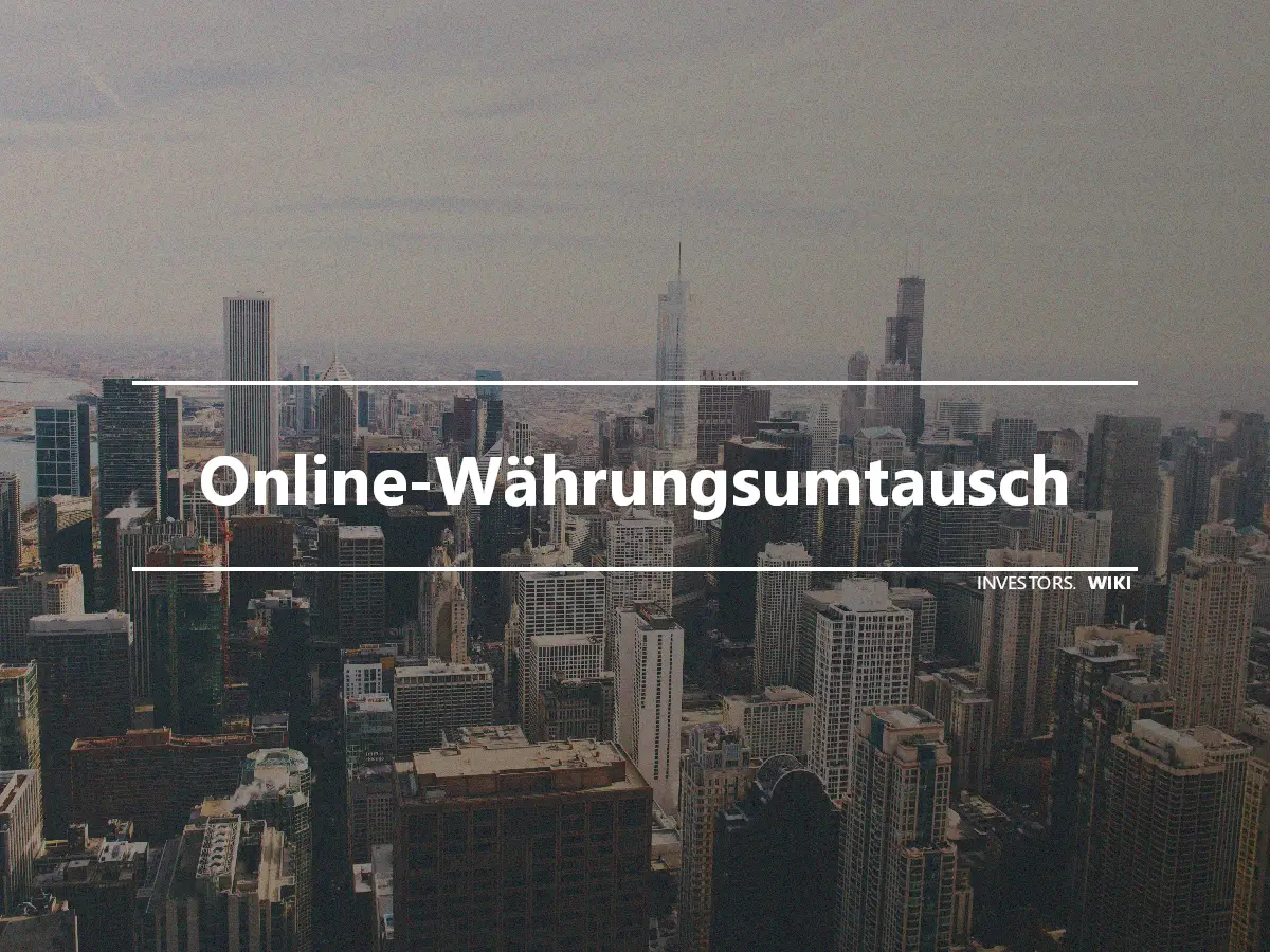 Online-Währungsumtausch