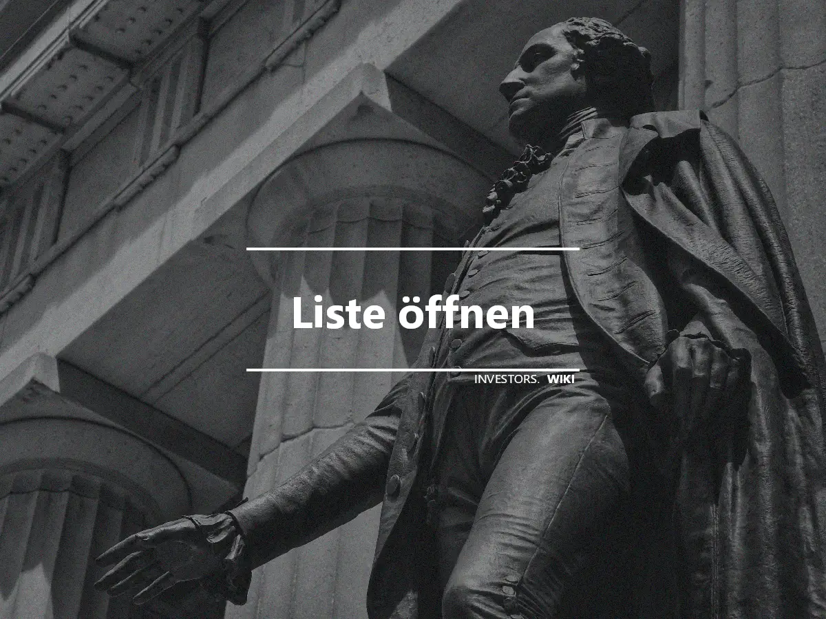 Liste öffnen