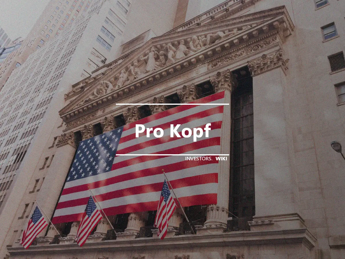 Pro Kopf