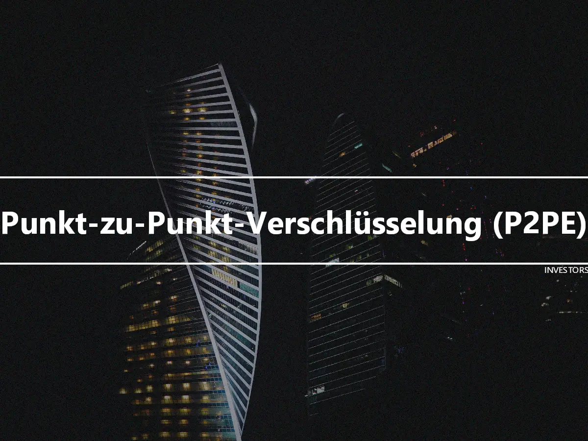 Punkt-zu-Punkt-Verschlüsselung (P2PE)