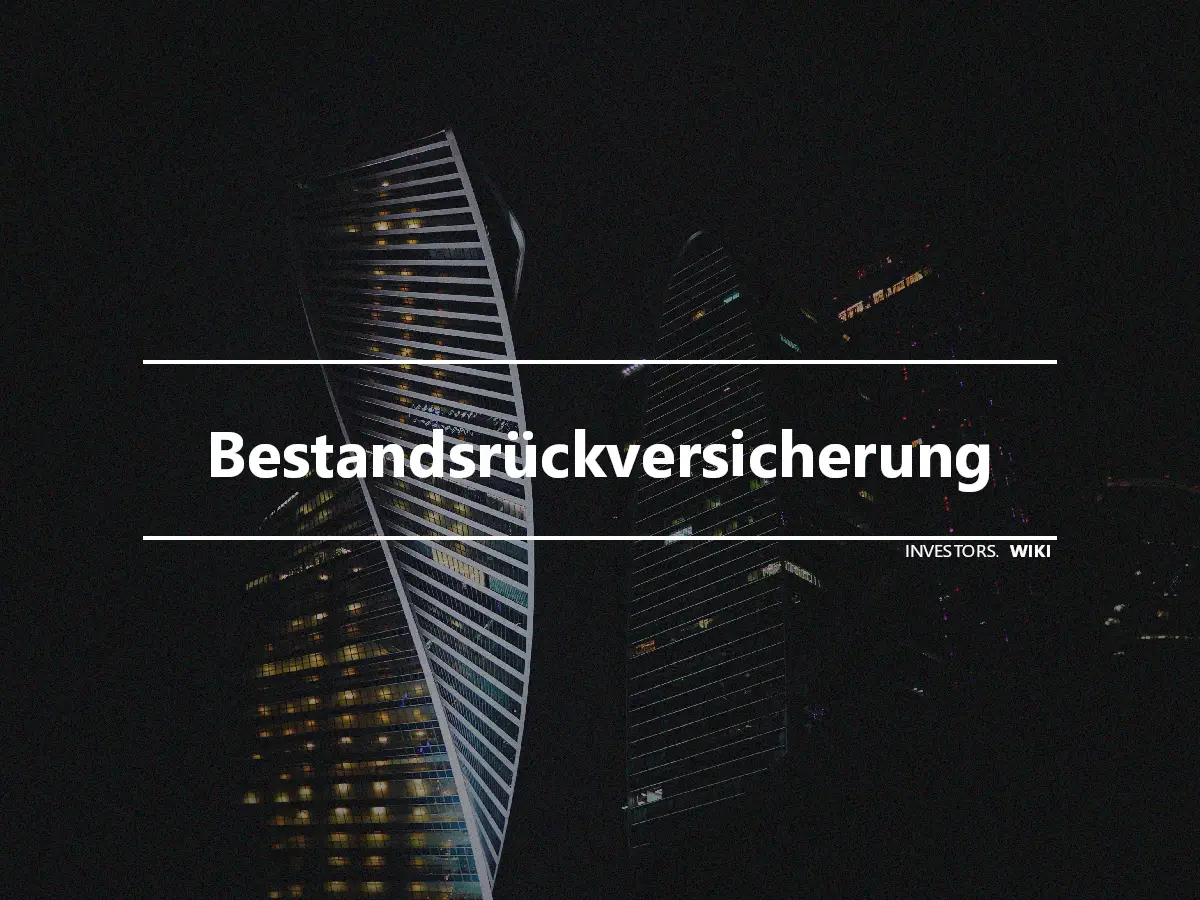 Bestandsrückversicherung