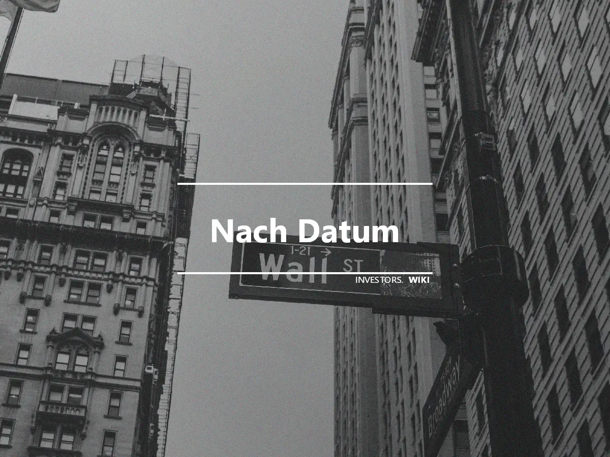 Nach Datum