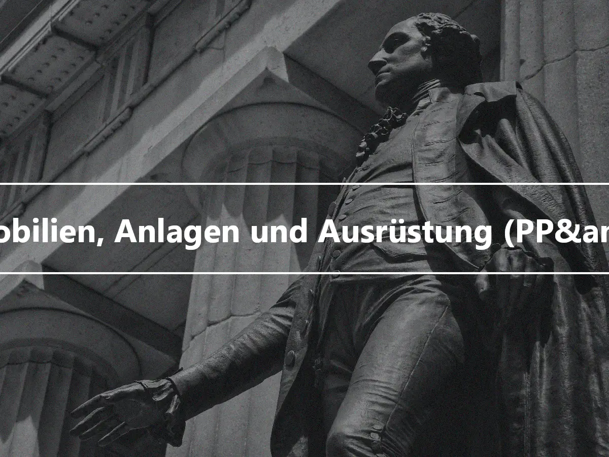 Immobilien, Anlagen und Ausrüstung (PP&amp;E)