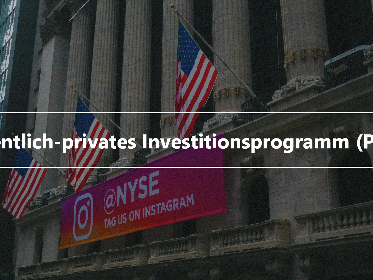 Öffentlich-privates Investitionsprogramm (PPIP)
