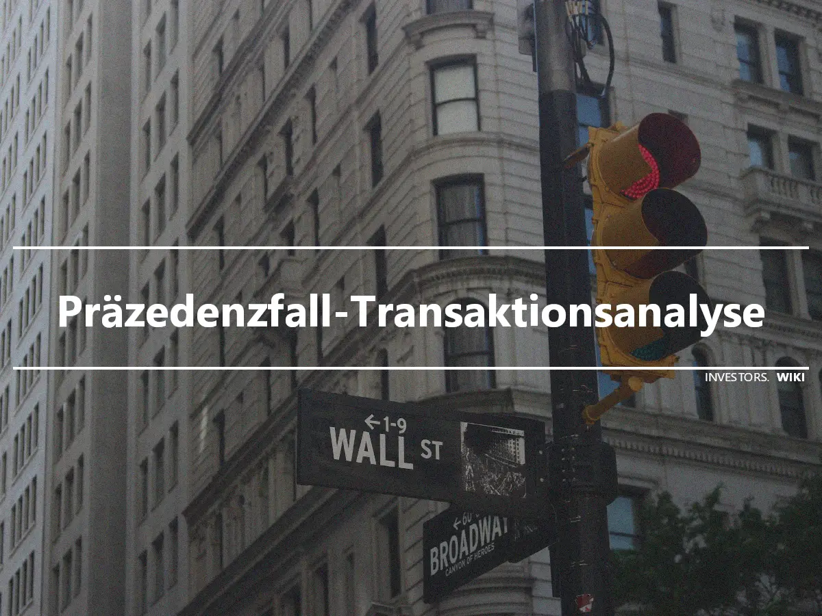 Präzedenzfall-Transaktionsanalyse