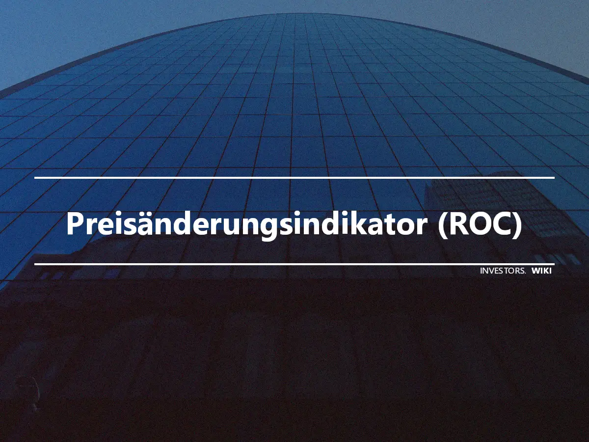 Preisänderungsindikator (ROC)