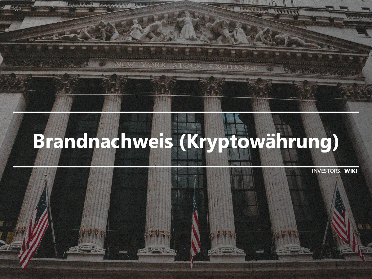 Brandnachweis (Kryptowährung)