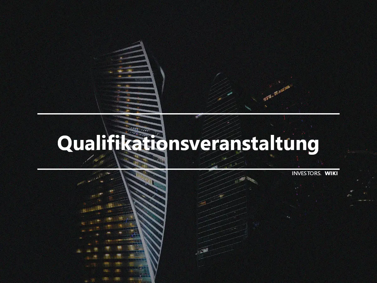 Qualifikationsveranstaltung