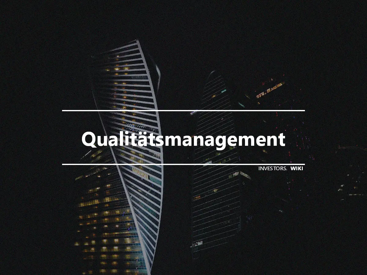 Qualitätsmanagement