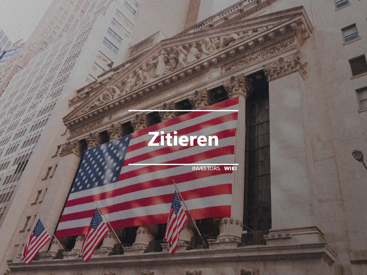 Zitieren