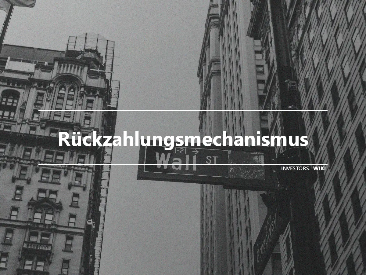 Rückzahlungsmechanismus