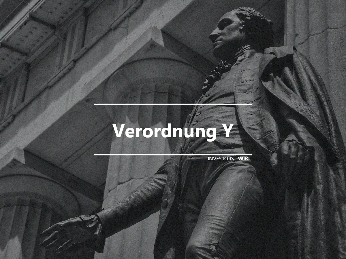 Verordnung Y