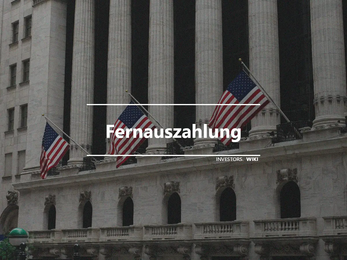 Fernauszahlung