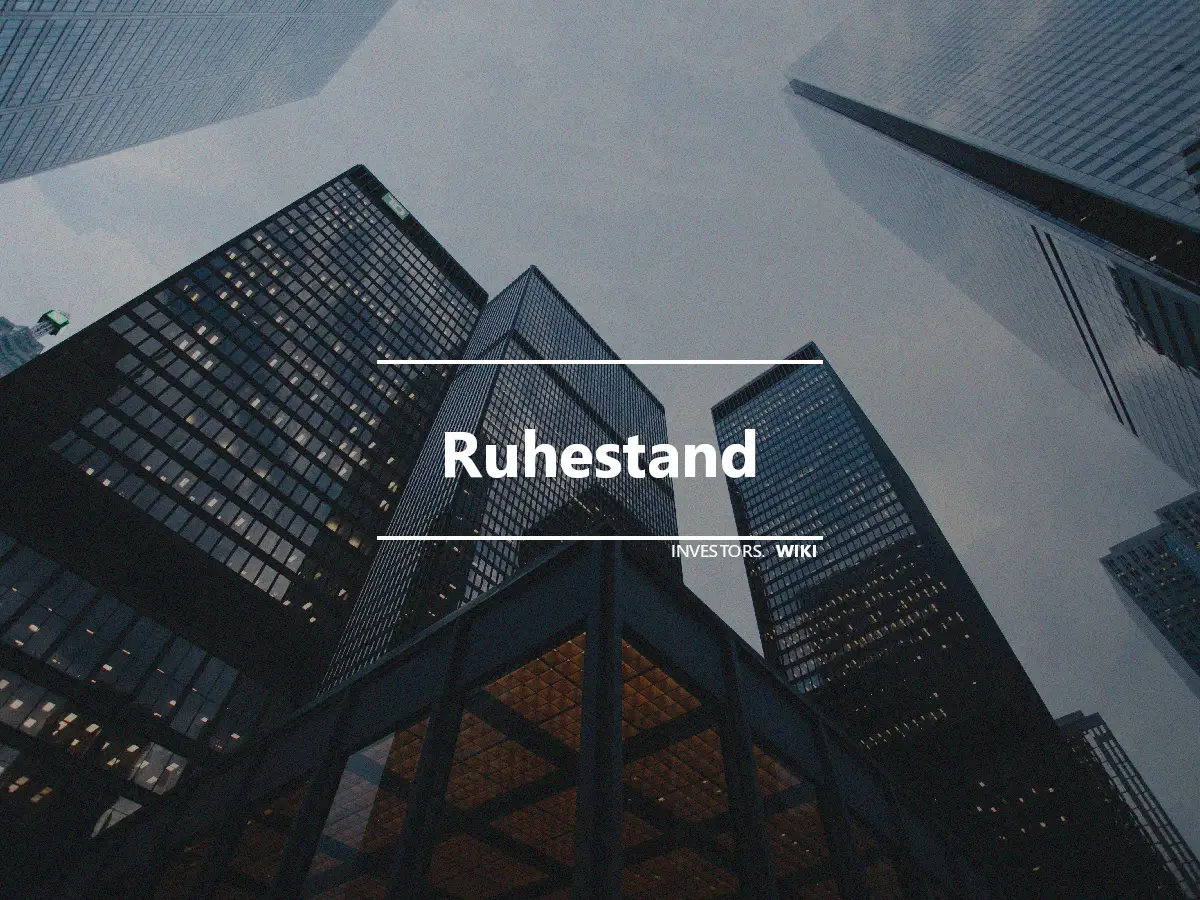 Ruhestand