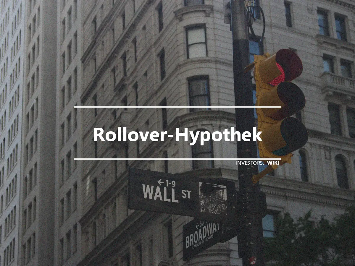 Rollover-Hypothek