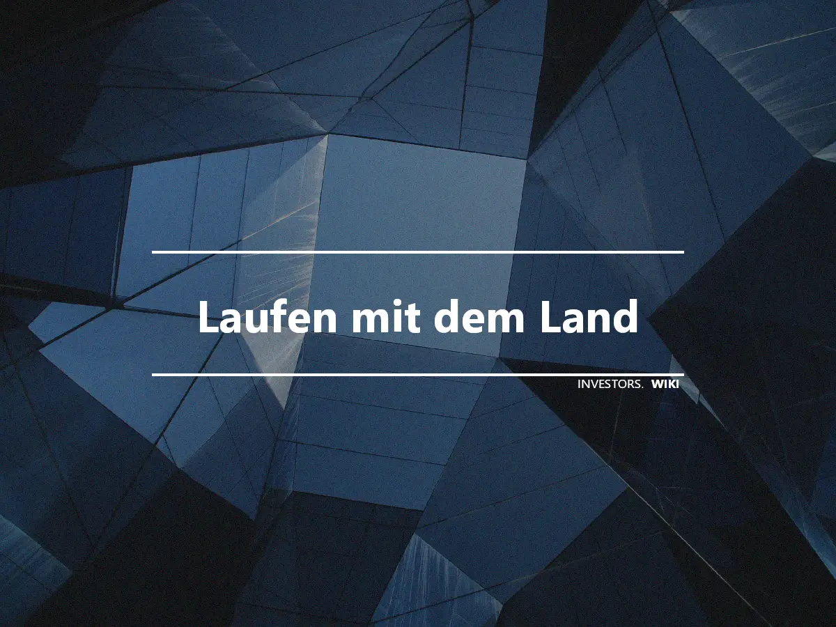 Laufen mit dem Land