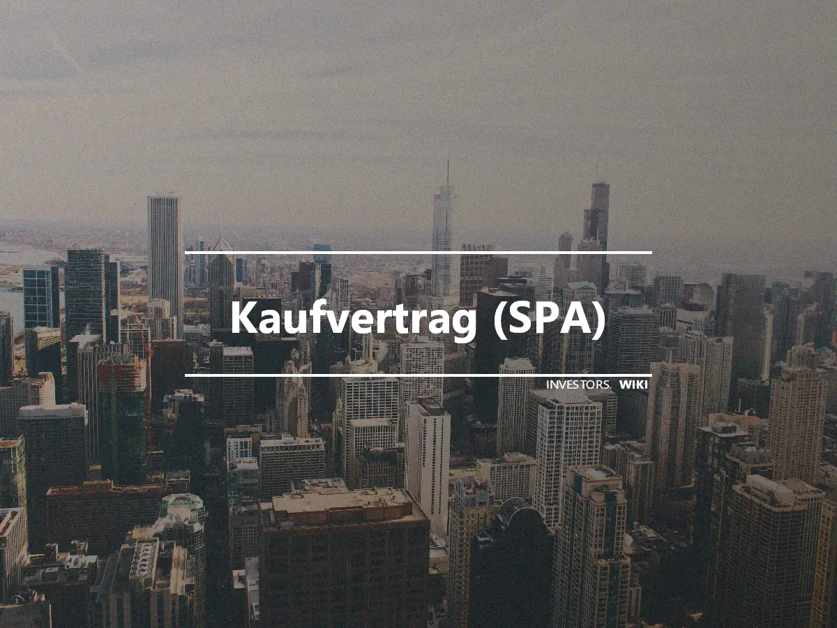 Kaufvertrag (SPA)