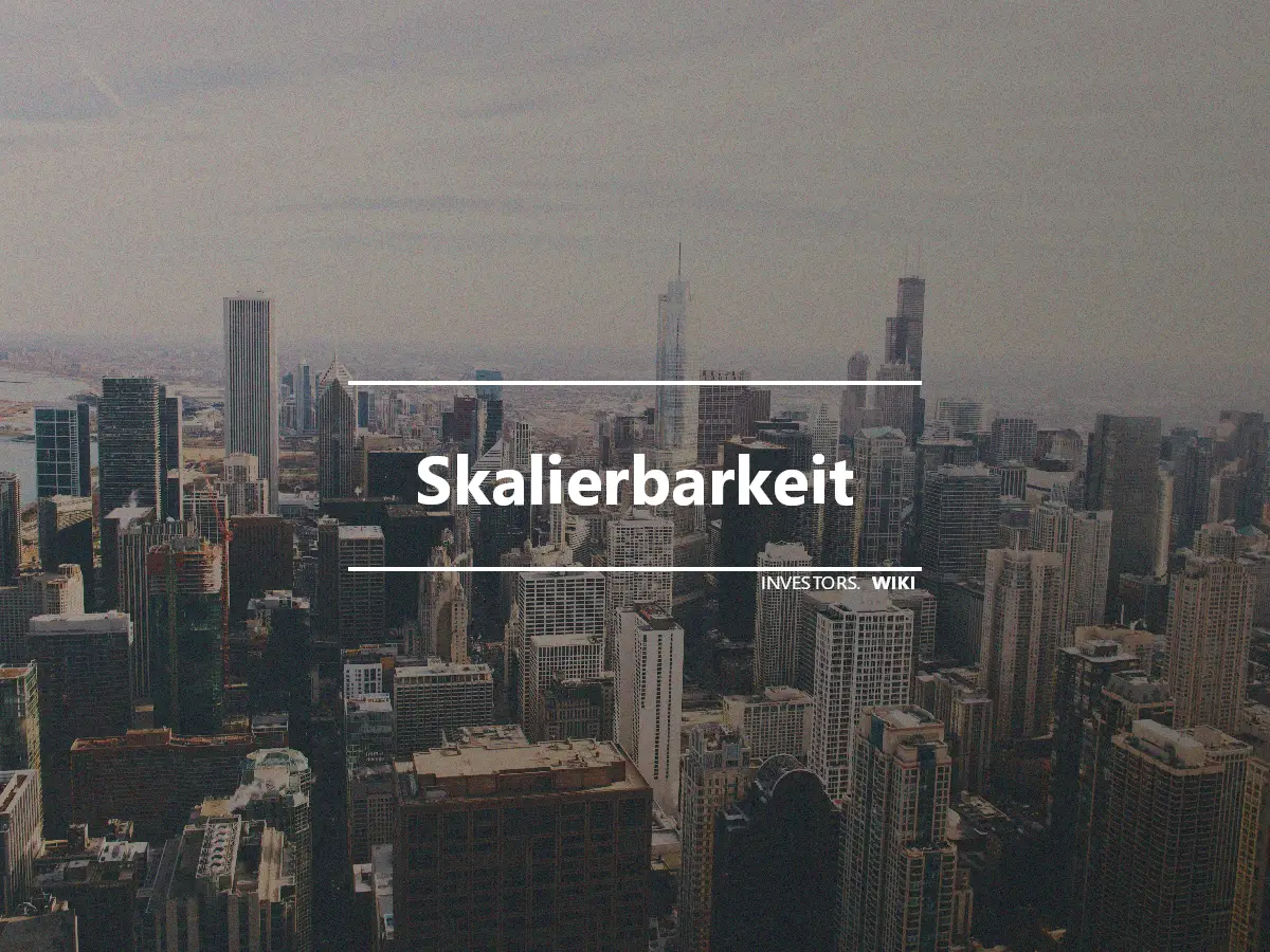 Skalierbarkeit