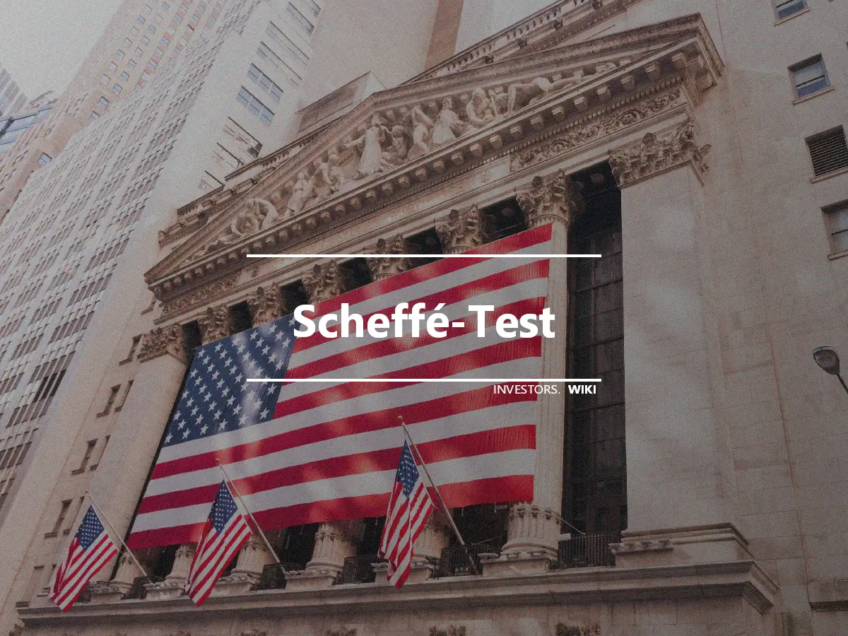 Scheffé-Test