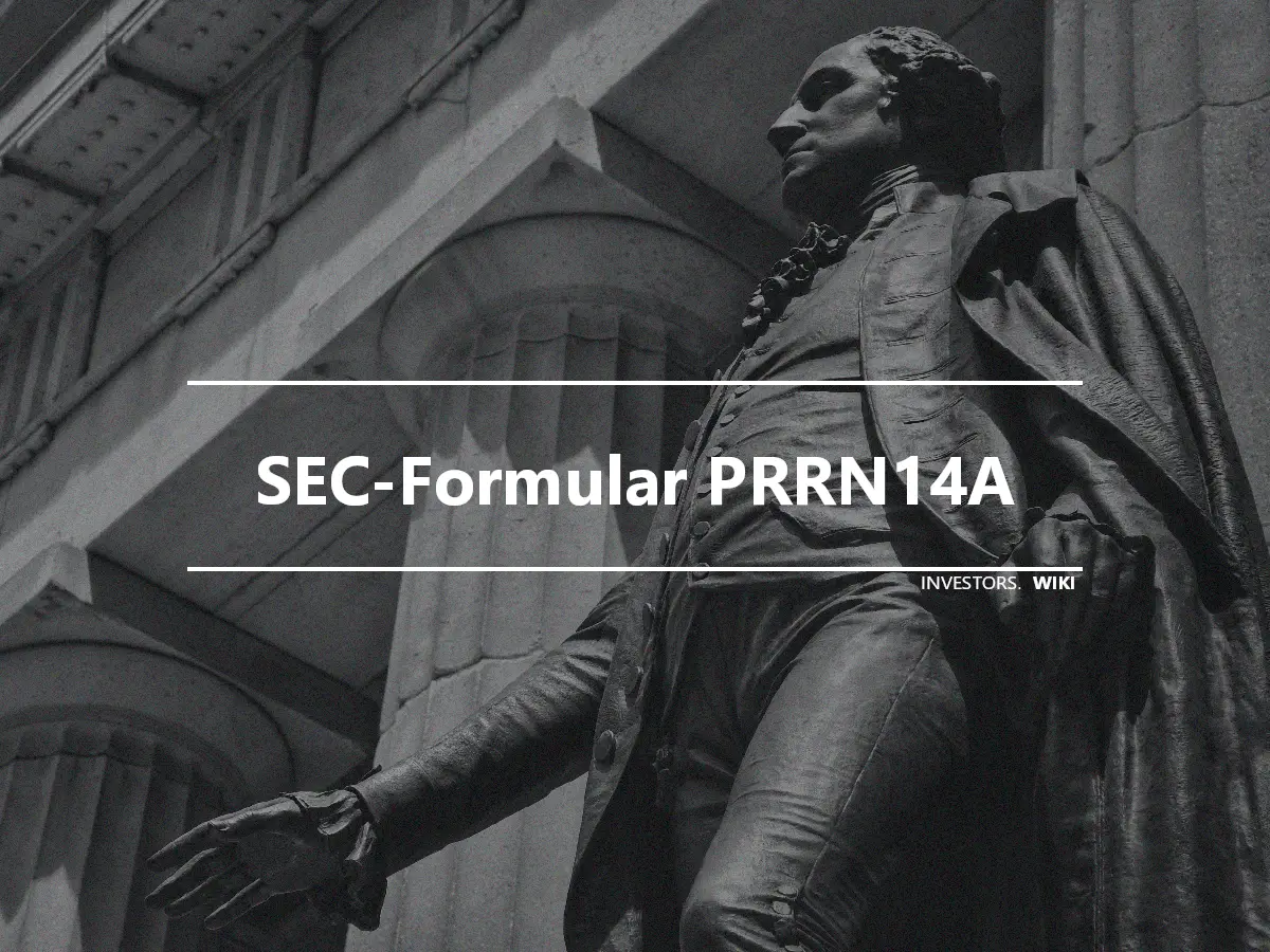 SEC-Formular PRRN14A