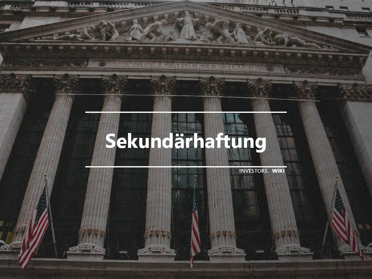 Sekundärhaftung