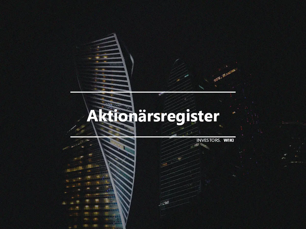 Aktionärsregister