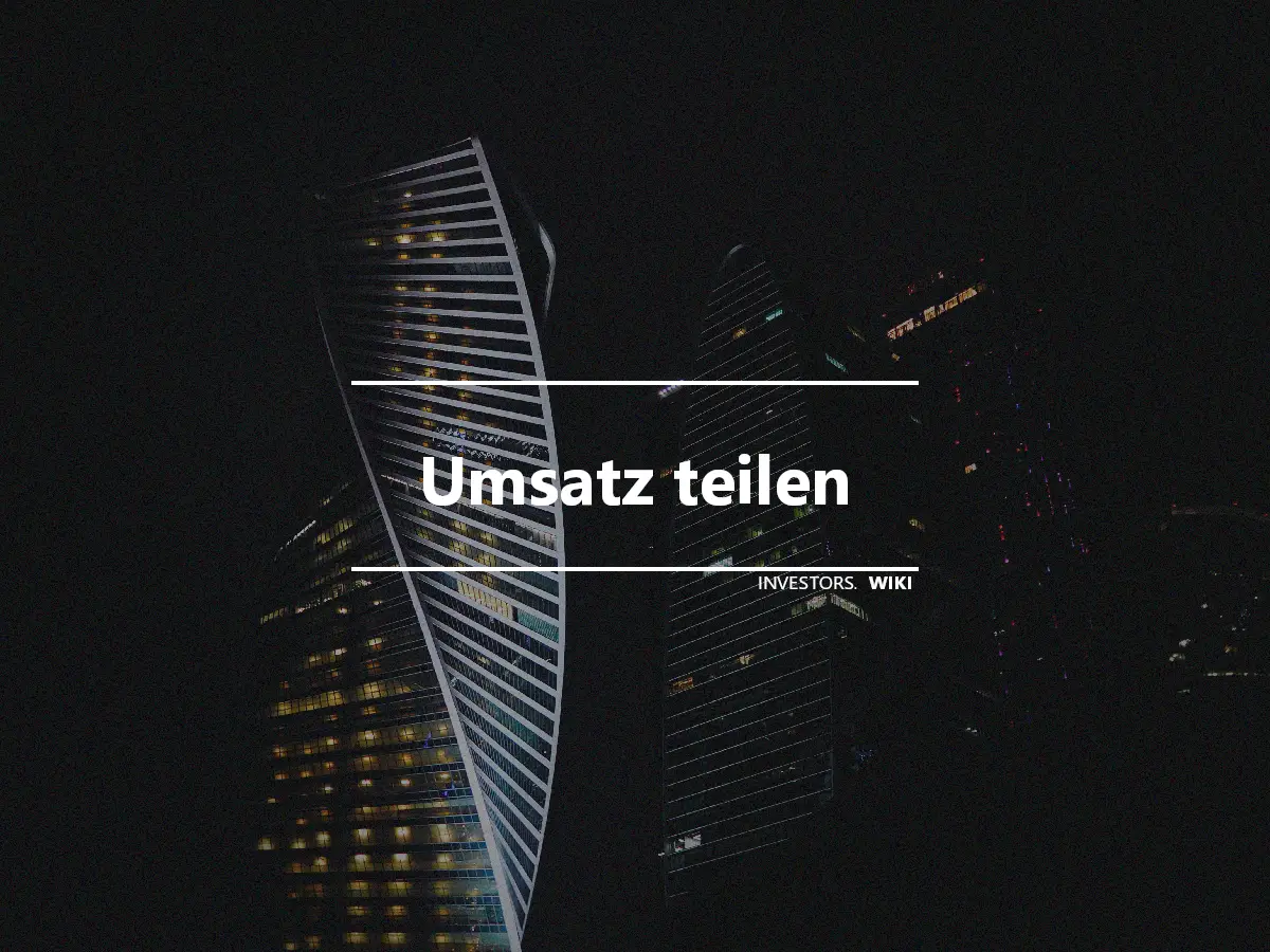 Umsatz teilen