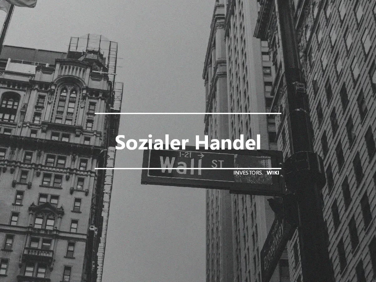 Sozialer Handel