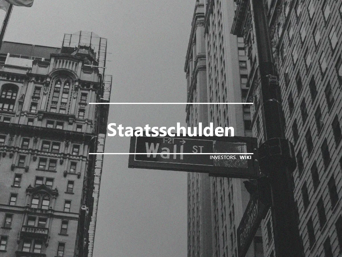 Staatsschulden