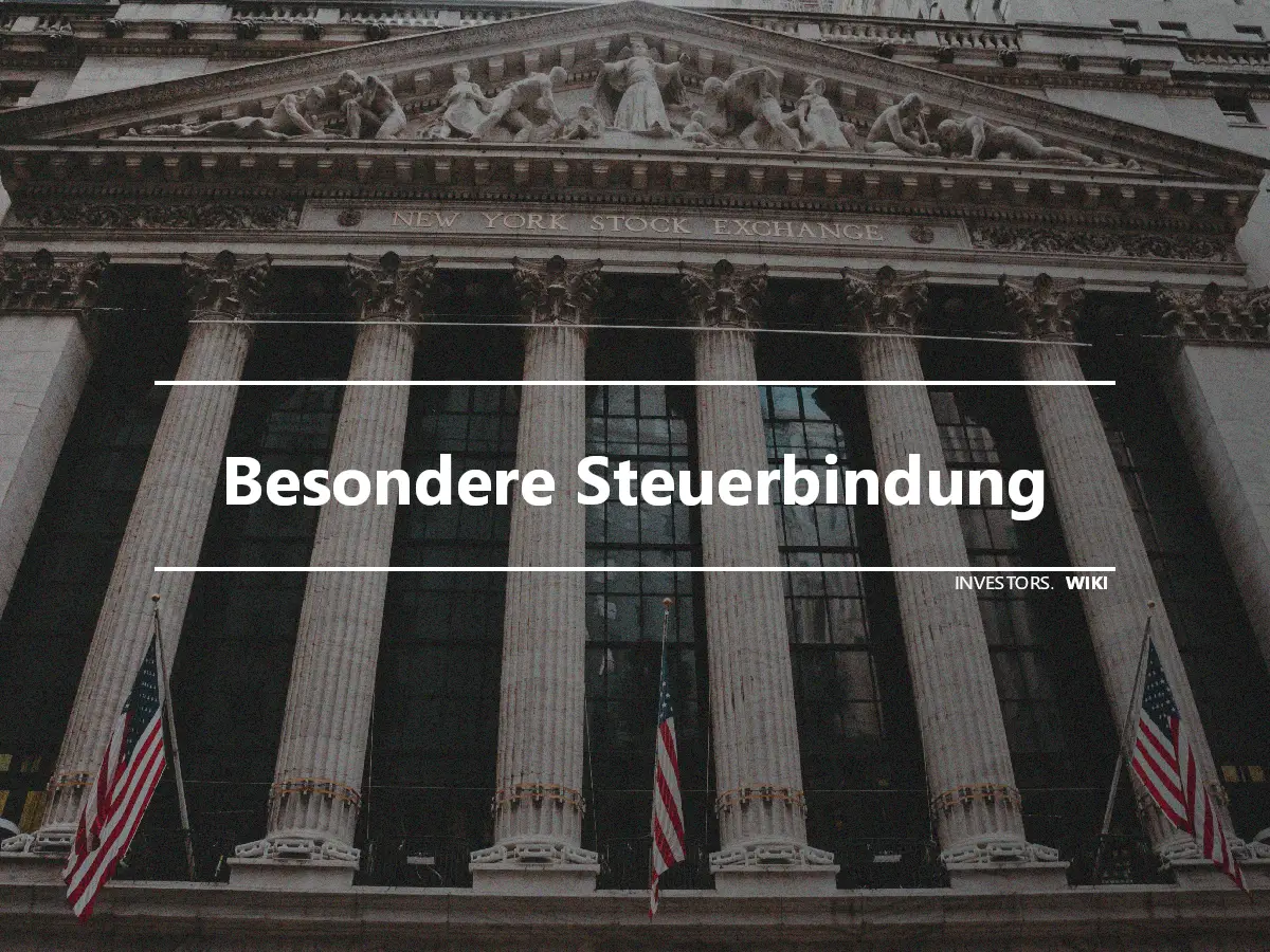 Besondere Steuerbindung