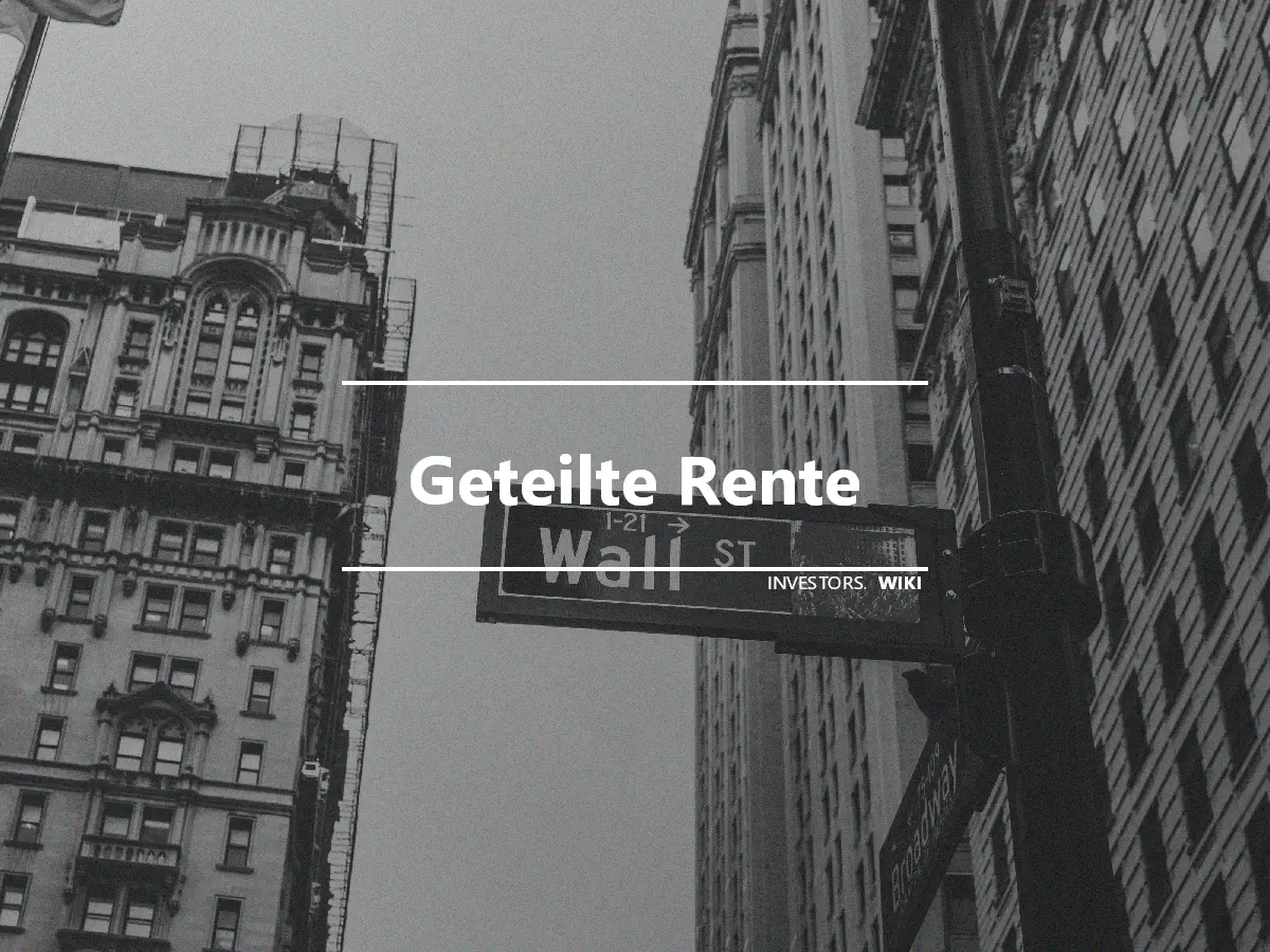 Geteilte Rente