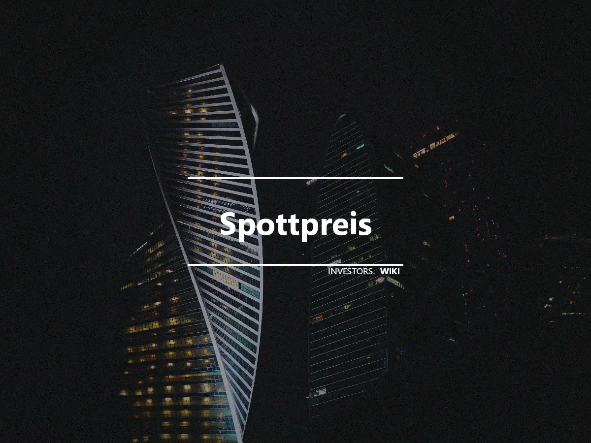 Spottpreis