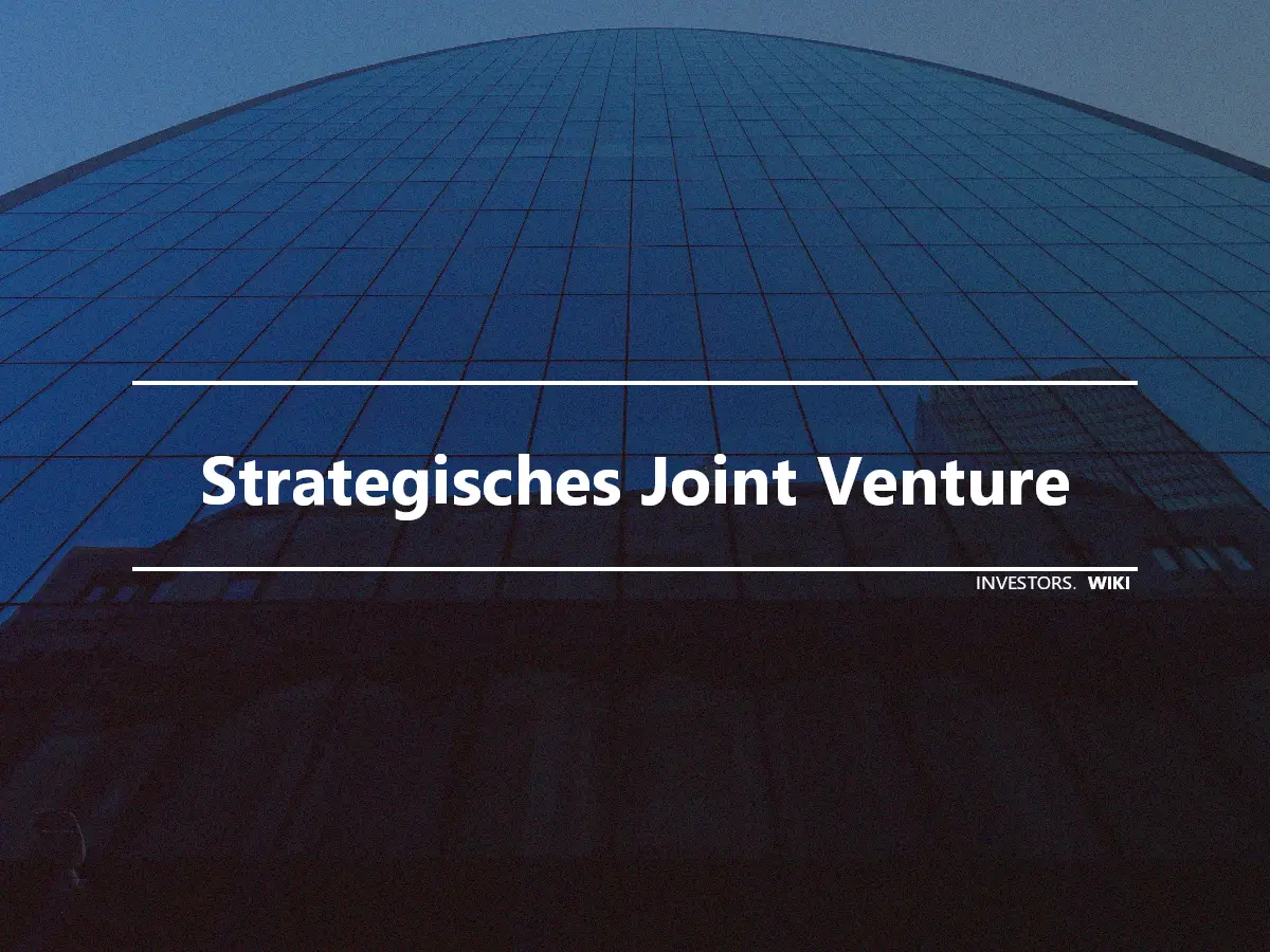Strategisches Joint Venture