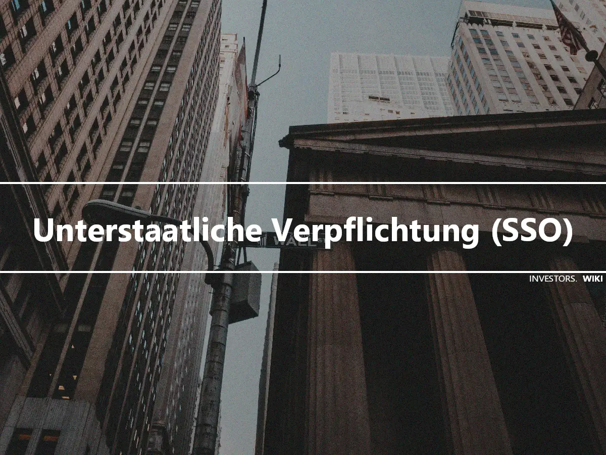 Unterstaatliche Verpflichtung (SSO)