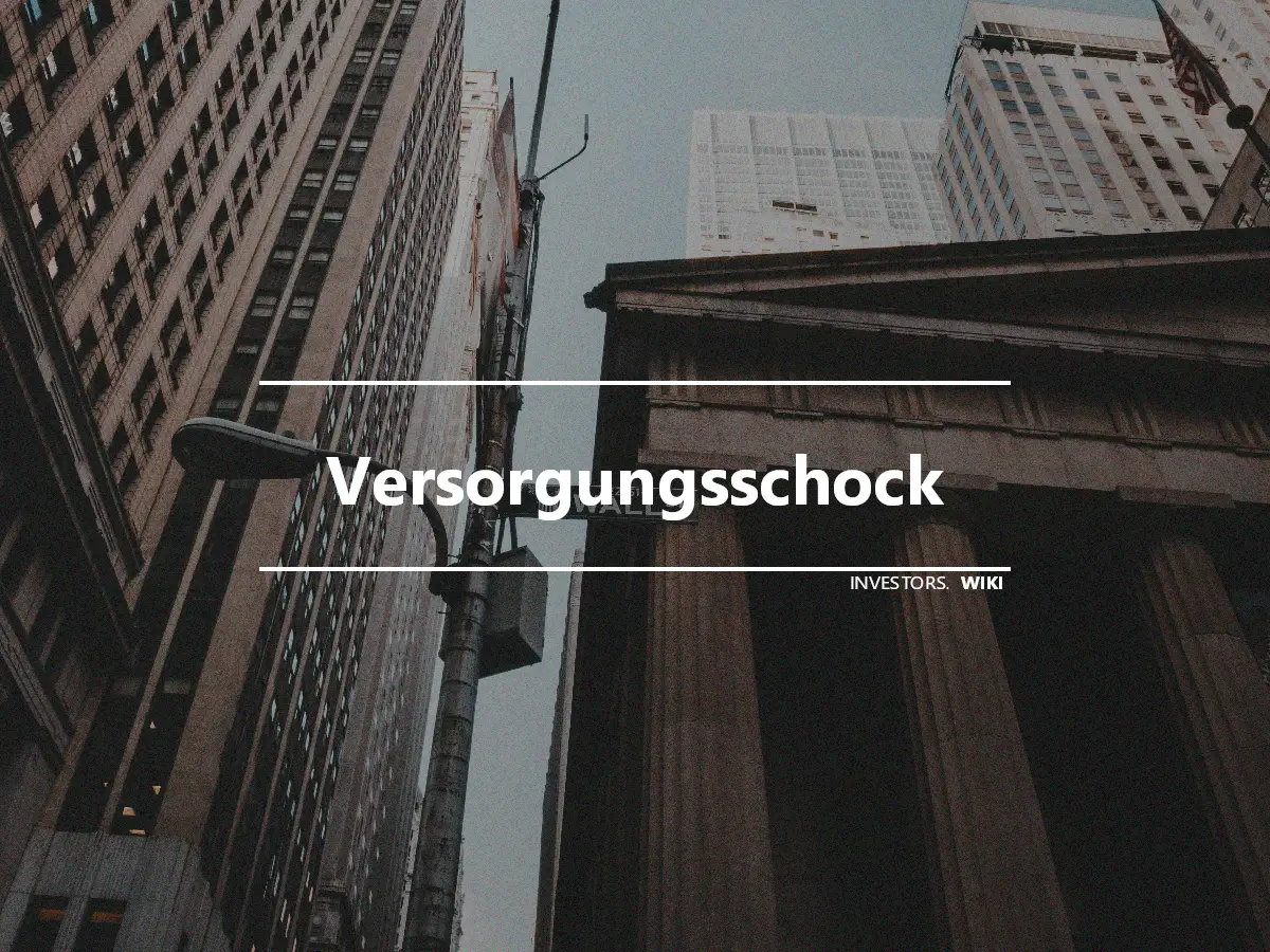 Versorgungsschock