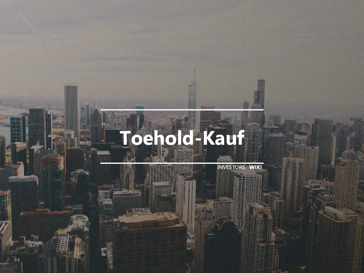 Toehold-Kauf