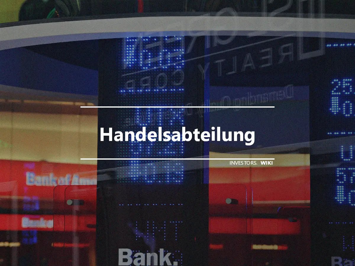 Handelsabteilung