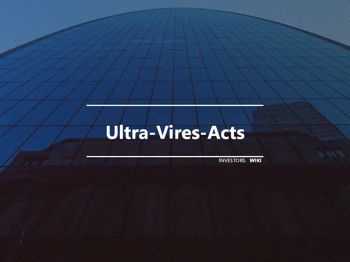 Ultra-Vires-Acts