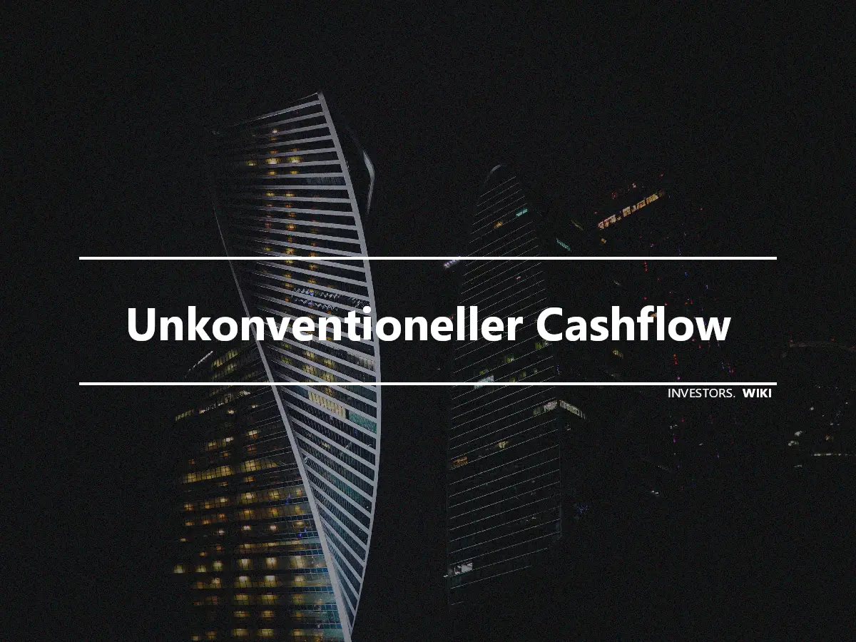 Unkonventioneller Cashflow