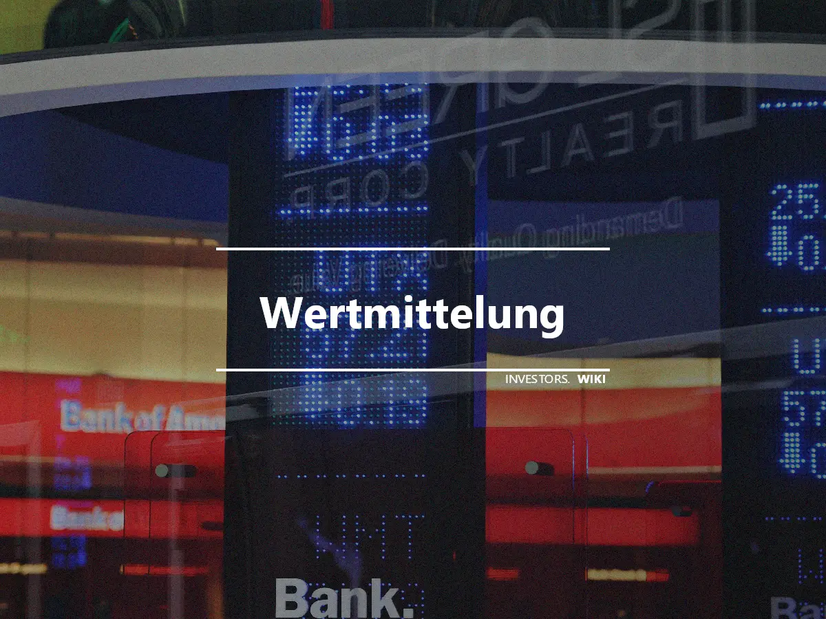 Wertmittelung