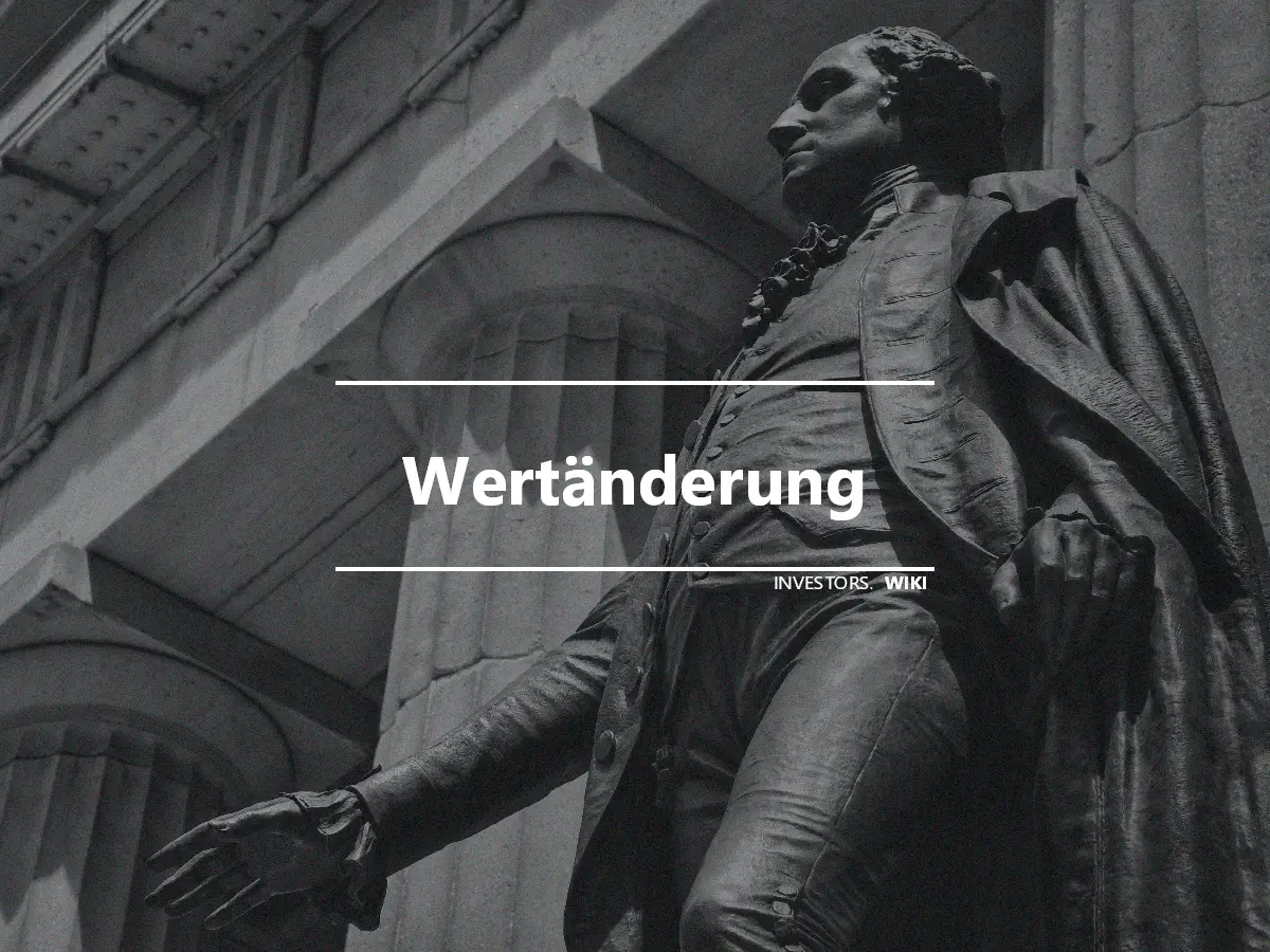 Wertänderung