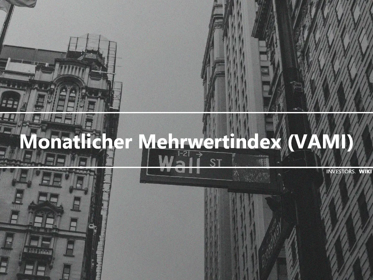 Monatlicher Mehrwertindex (VAMI)