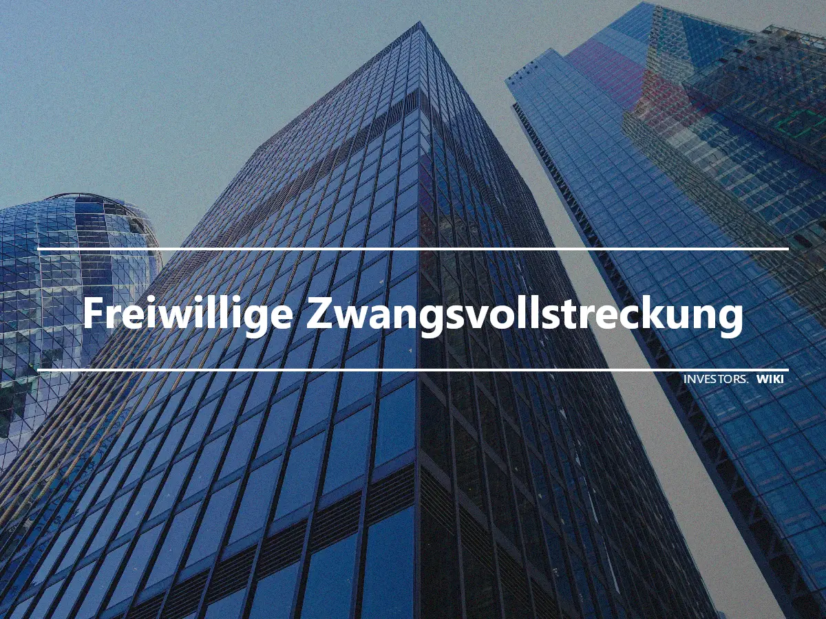 Freiwillige Zwangsvollstreckung