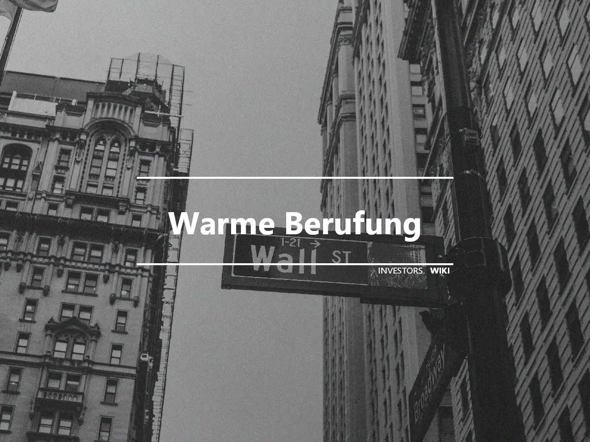 Warme Berufung