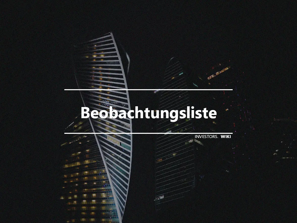 Beobachtungsliste