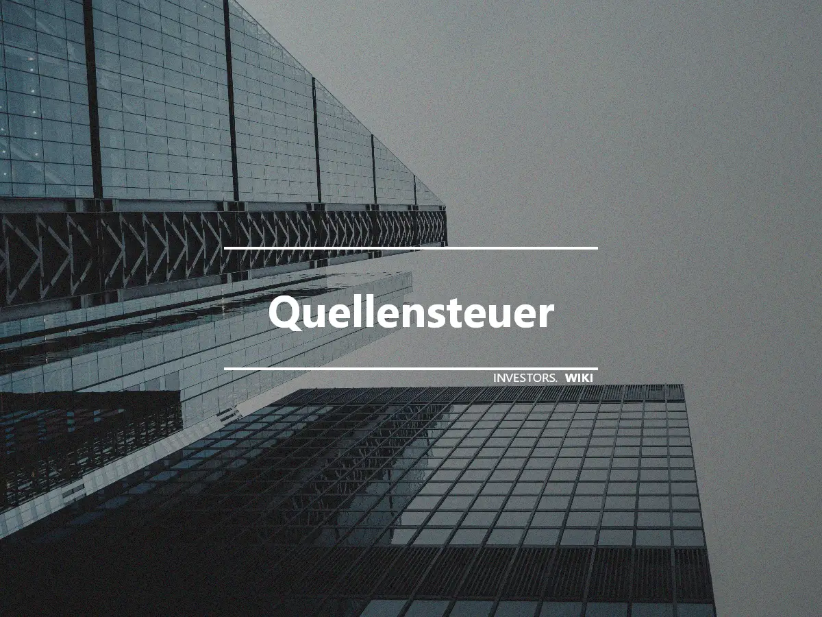 Quellensteuer