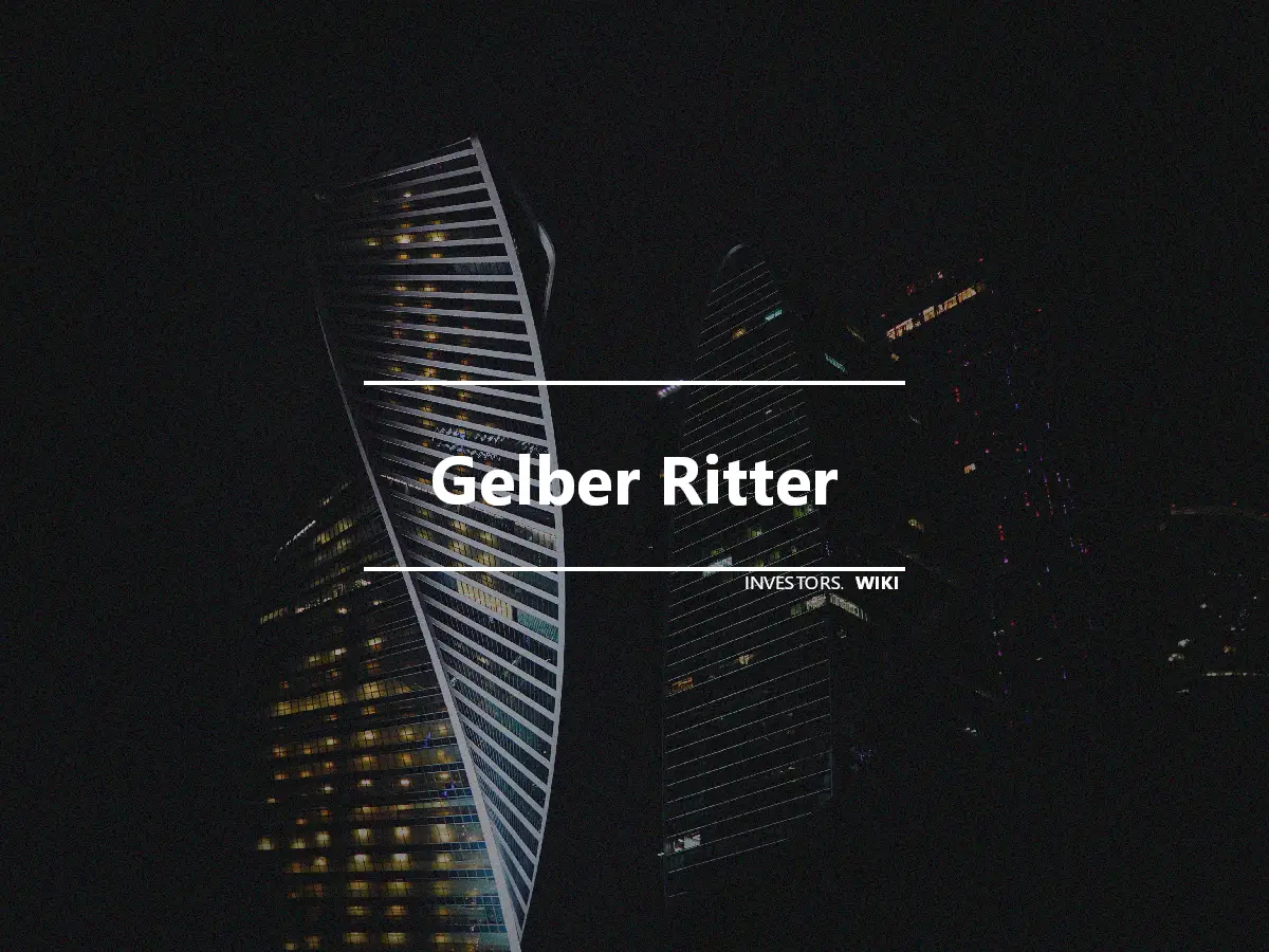 Gelber Ritter