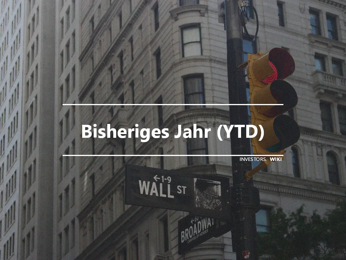 Bisheriges Jahr (YTD)