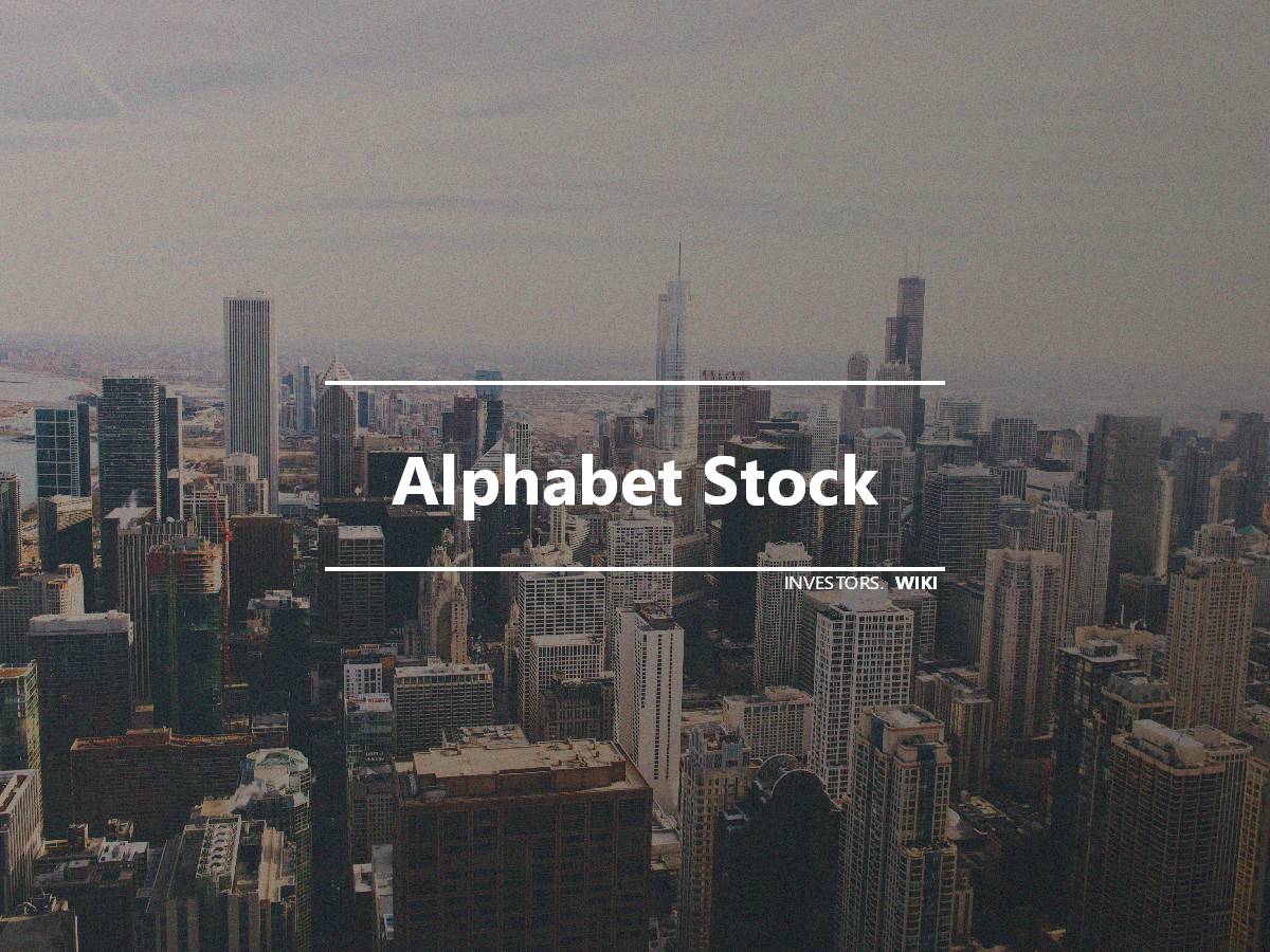 How Much Is Alphabet Stock