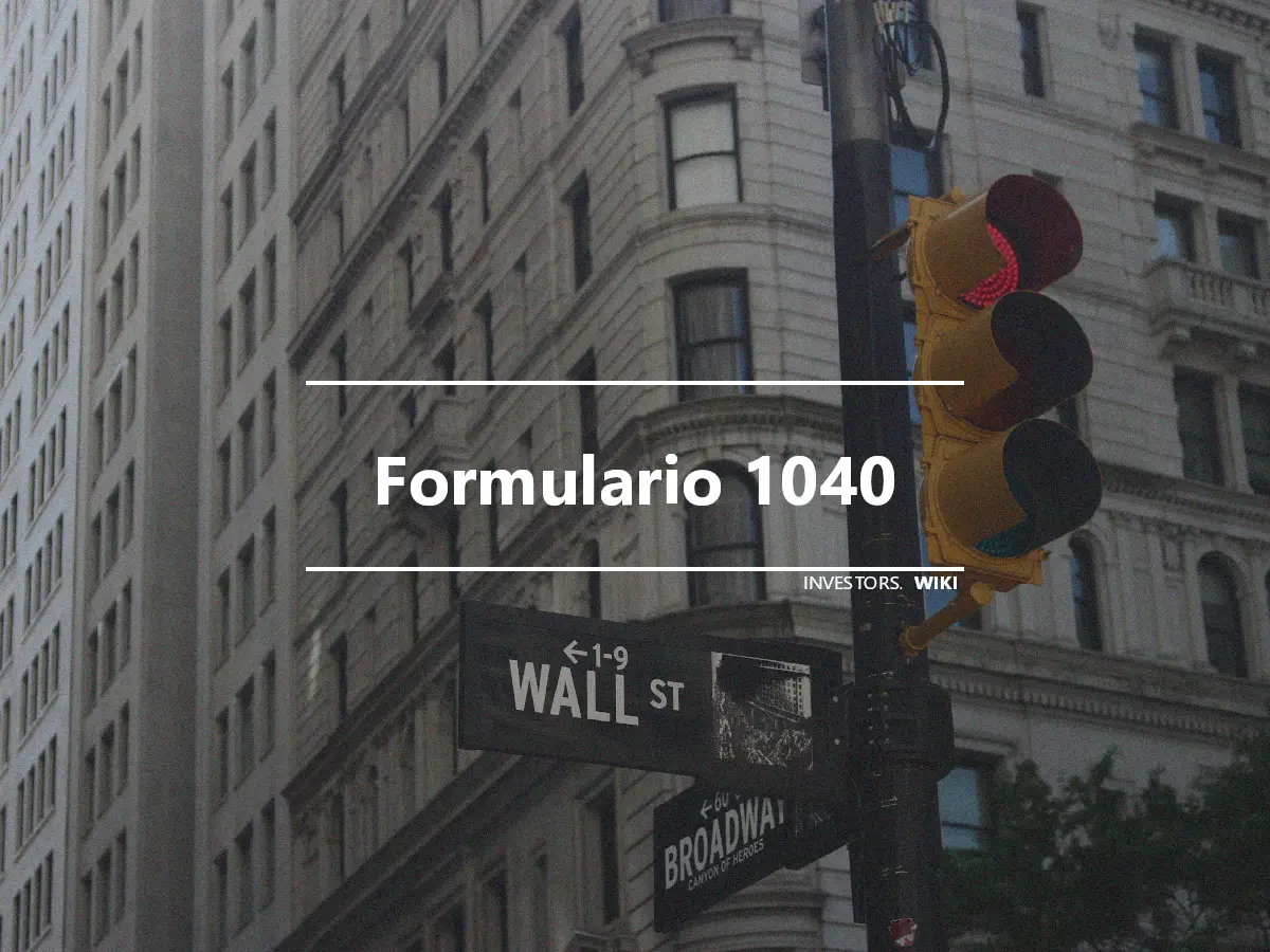 Formulario 1040